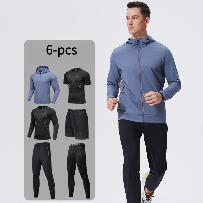 Cycling Gear For Men - Мужской комплект спортивной одежды из 6