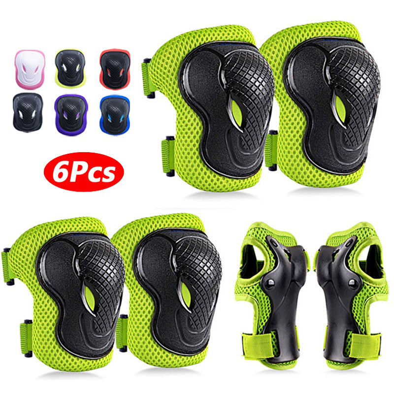 Youth Cycling Gear - Набор из 6 детских наколенников и