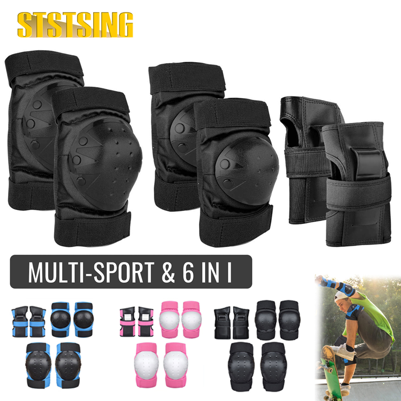 Youth Cycling Gear - Защитные наколенники, налокотники и защита запястий