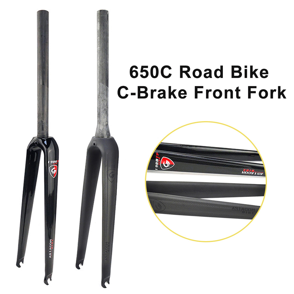 Cycling Gear Inches - Карбоновая жесткая передняя вилка 650C для
