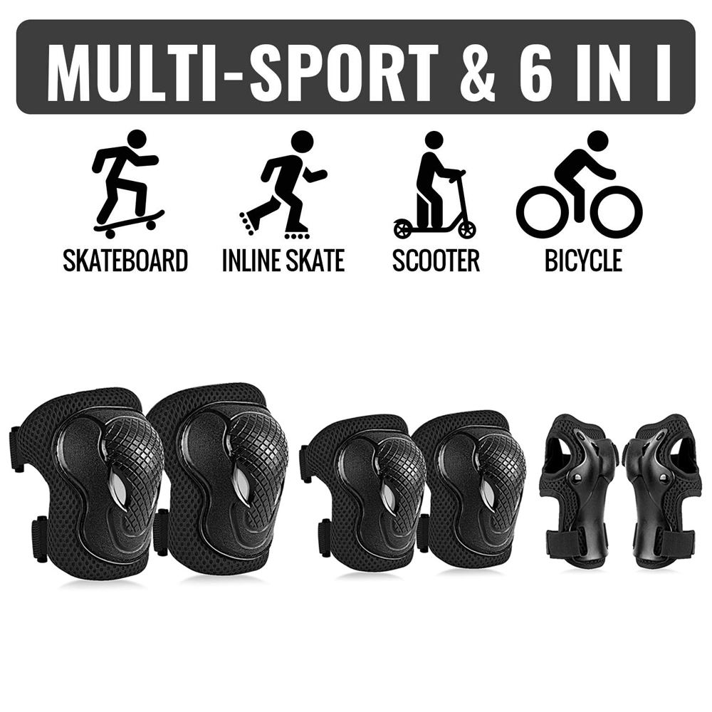Набор из 6 детских наколеннико – обзор и цена Youth Cycling Gear