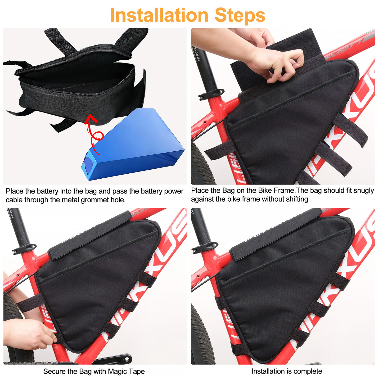 Водонепроницаемая треугольная  – обзор и цена Cycling Gear Bag